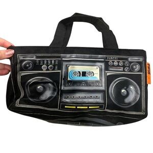 Vintage Parcel Boom Box Stereo Purse Costume Y2K 90s Streetwear‎ Retro Cassette
